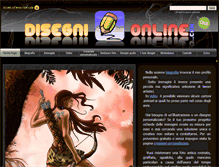 Tablet Screenshot of disegni-online.com